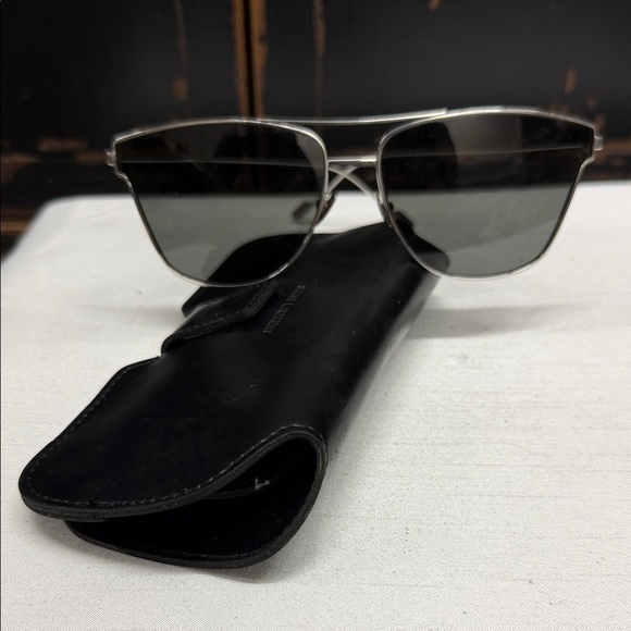 Saint Laurent SL 51 T titanium Aviator Sunglasses main image 4
